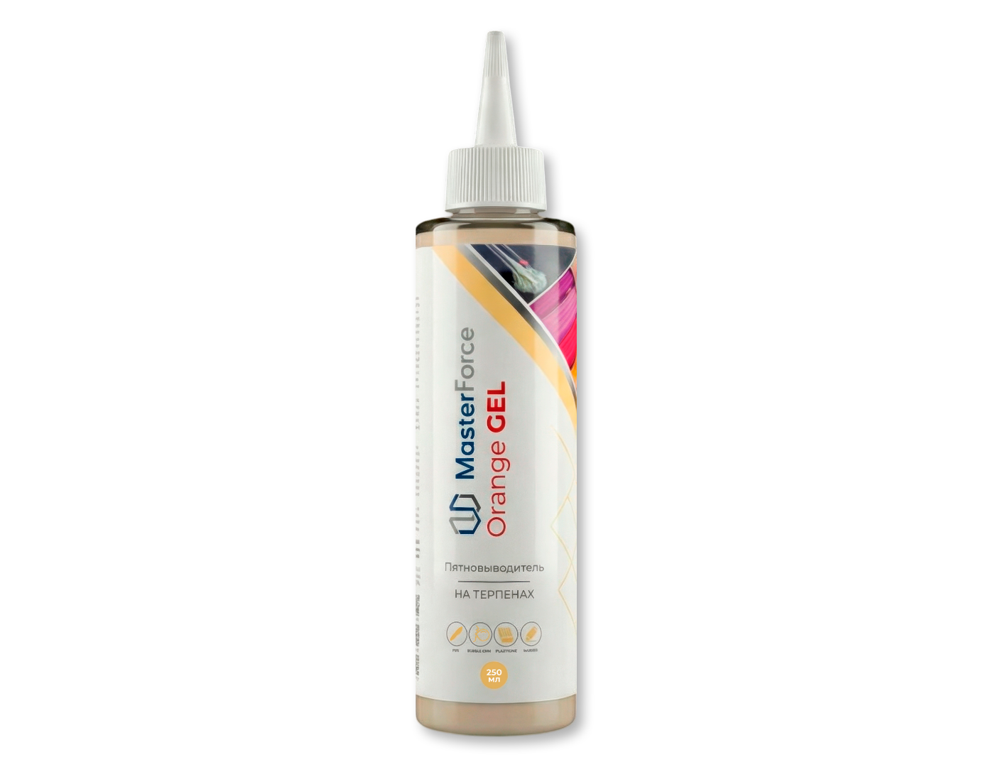 Гелевый пятновыводитель на терпенах MasterForce Orange Gel 250 мл