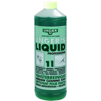 Профессиональное моющее средство для мытья стекол Unger LIQUID (1 л)