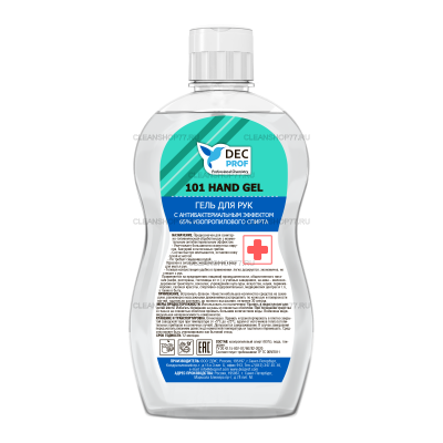 Гель для рук DEC Prof 101 Hand Gel с антибактериальным эффектом (0,5 л) Гель для рук DEC Prof 101 Hand Gel с антибактериальным эффектом (0,5 л)