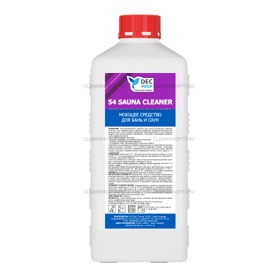 Моющее средство DEC Prof 54 Sauna Cleaner для бань и саун (1 л)