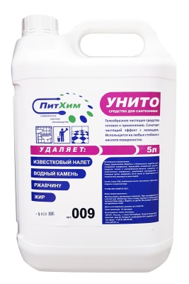 Моющее гелеобразное средство для регулярного ухода за сантехникой Питхим УНИТО (1 л)