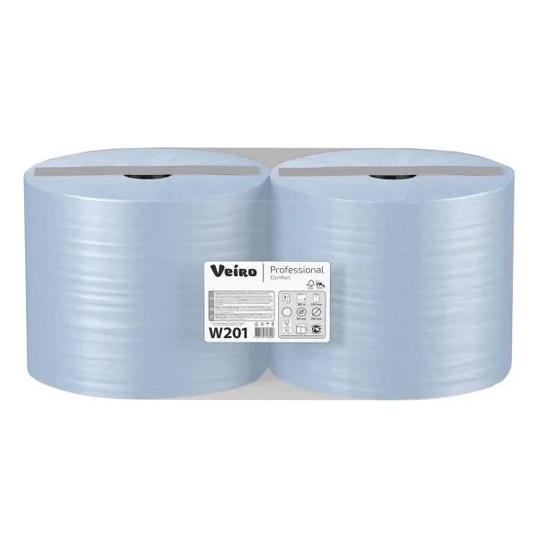 Протирочный материал Veiro Comfort двухслойный синий (2 рул по 350 м)