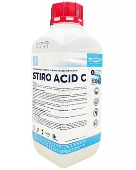 Кислотный ополаскиватель нейтрализатор щелочи Plex STIRO ACID С