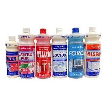 Набор химии для клининга Dr.Schnell 6 топовых средства