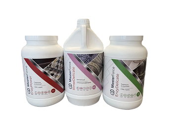 Набор основных чистящих средств MasterForce (EnzyPower 3кг, EnzyDelicate 2,5кг, RinseDelicate 4л,)
