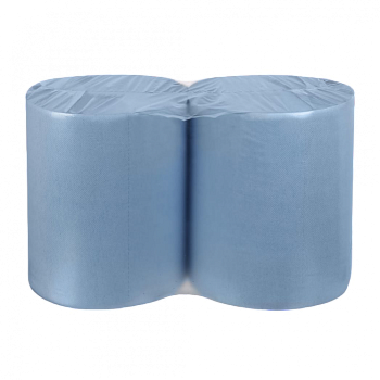 Полотенце протирочное двухслойное 33х35 1000отр. синее